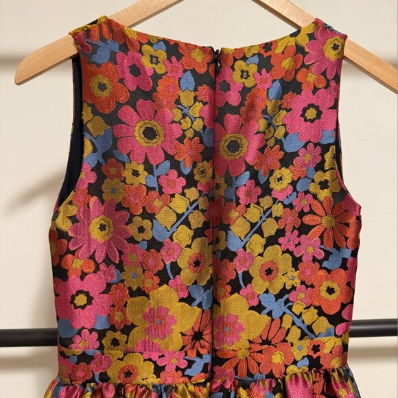 Anthropologie Hutch Floral Jacquard Dress 6 - Picture 11 of 14